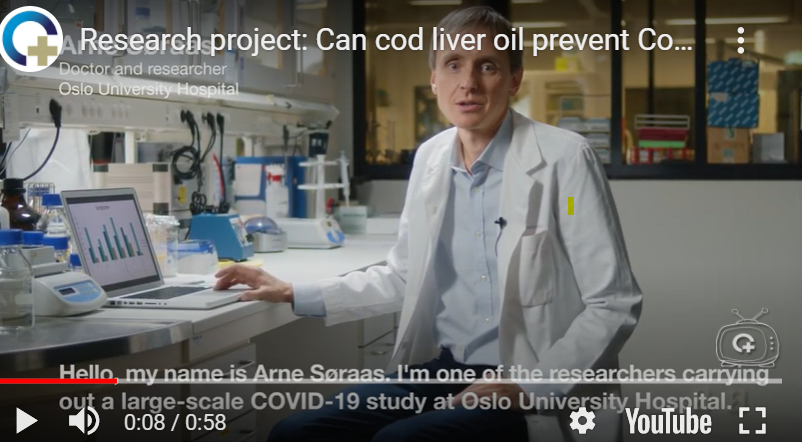 Cod Liver Oil Study in Norway on Youtube
