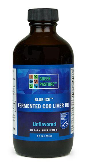 Blue Ice Fermented Cod Liver Oil collection, is a back to basics range that contains just Green Pastures hand made Fermented Cod Liver Oil