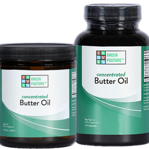 Concentrated butter oil from Green Pasture is available in either ccapsules or oil in australia  either