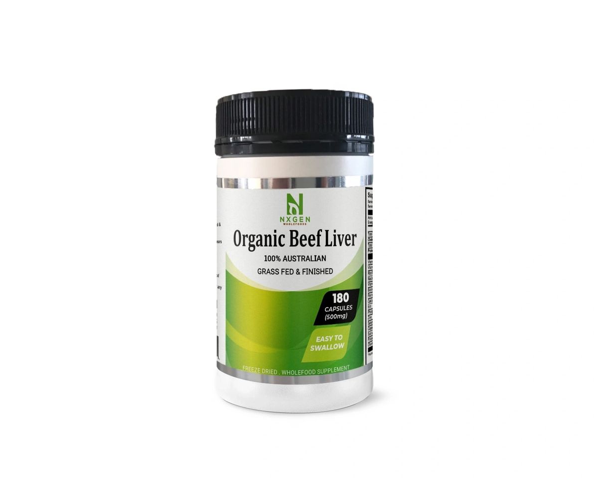 NXGEN Wholefoods Beef Organs or Organic Beef Liver Capsules