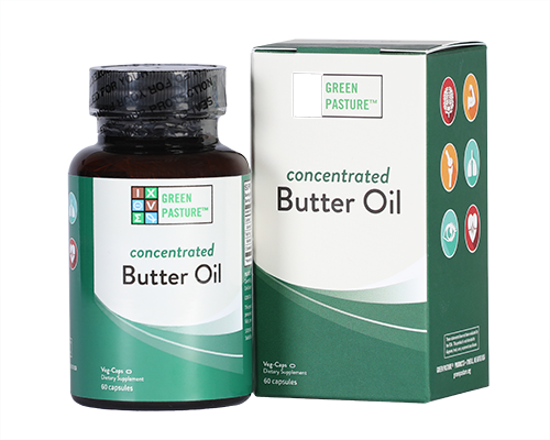 Green Pasture Butter Oil Concentrate Gold X-Factor Australia capsules - Nourishing Ecology high in K2 heals the gut